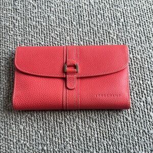 Longchamp Le Foulonné long continental wallet